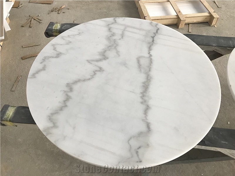 Guangxi White Marble Table Top