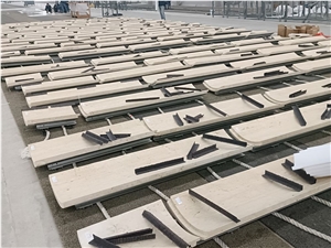 Beige Travertine Wall Stones, Masonry Building Ornaments