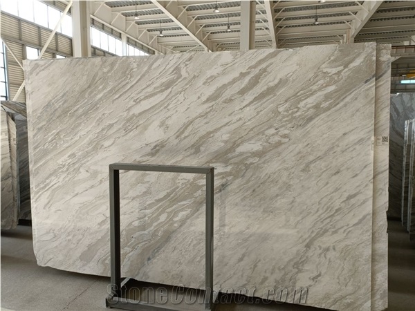 Bianco Monte Exotic White Marble Polished Slabs & Tiles