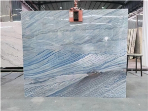 Azul Macaubas Brazil Quartzite Slab Wall Tile
