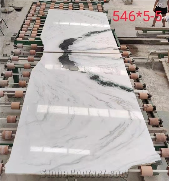 China White Marble,Panda White Marble Popular Slab Tile