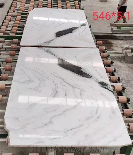 China White Marble,Panda White Marble Popular Slab Tile