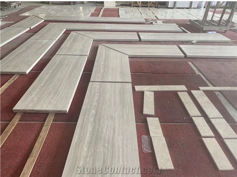 High Polished Guizhou Wood Marble Kitchen Tile