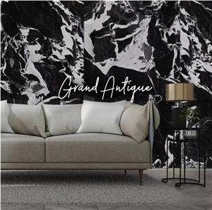Napoleon Black Marble France Black Polished Marble Slab