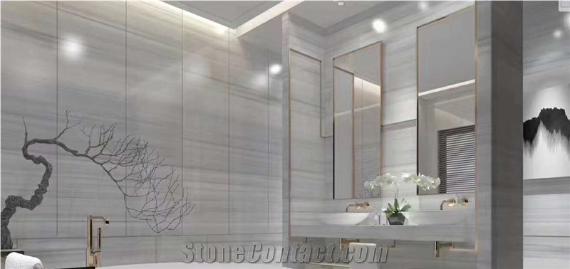 Natural High Quality Grey Marble Slab Wall Tile