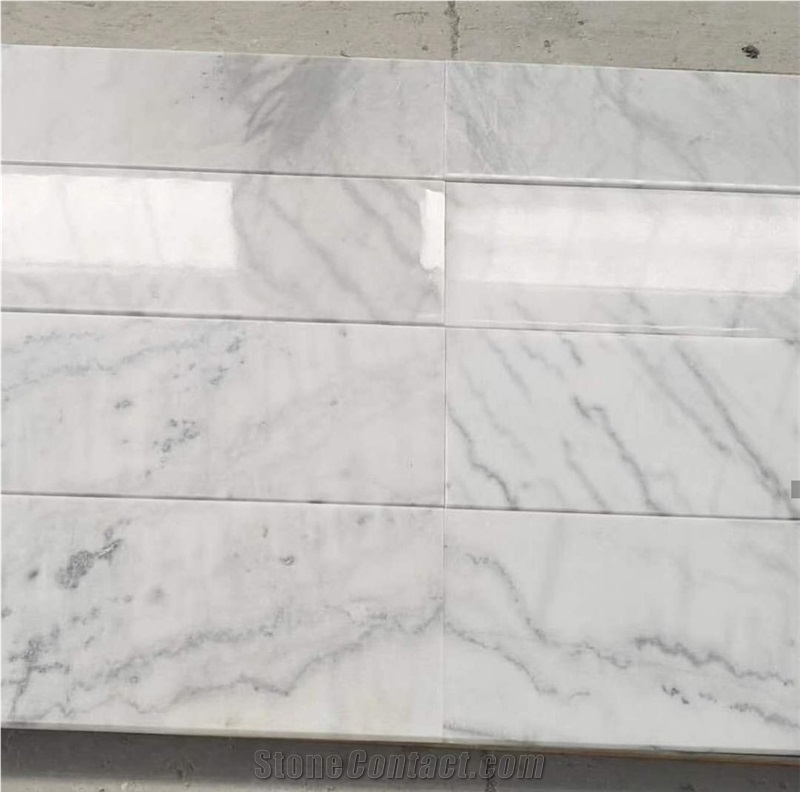 Popular White Marble Guangxi White Marble Floor Tile