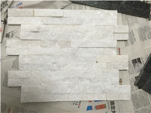 Popular White Quartzite Culture Stone Wall Cladding Panels