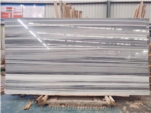 Chinese Zebrino Bluette Marble Polishing Slabs