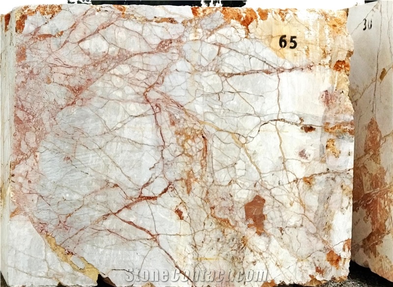 Ellikon Red Vein Marble- Elikonas Beige Marble Quarry