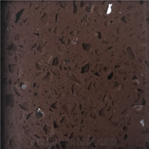 Artificial Stone Crystal Brown Stone Slab
