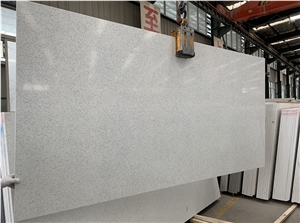 Quartz Slabs Crystal White Polished