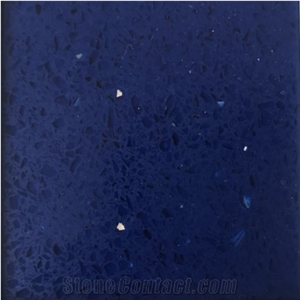 Quartz Stone Crystal Blue Quartz Stone Slab & Tile