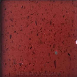 Quartz Stone Crystal Red Stone Slab & Tile