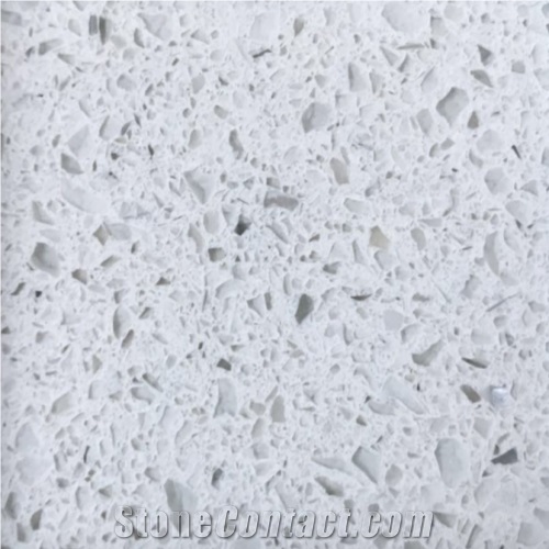 Quartz Stone Crystal White Stone Slab