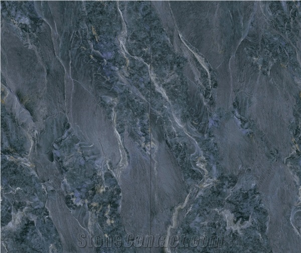 Sintered Stone Slabs Blue Danube Infinity Cotinuous Pattern