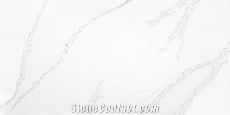 White Calacatta Quartz Stone A Quality Slabs And Tiles
