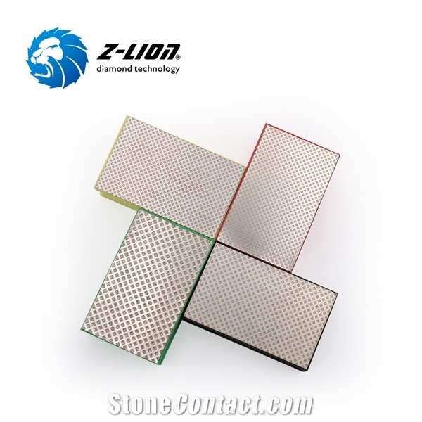 Z-LION Semirigid Electroplated Diamond Hand Polishing Pads