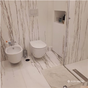 Golden Raddix Marble Bathroom Decoration