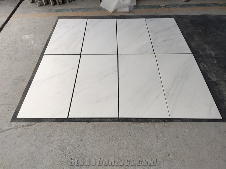 China Eastern White Marble Tiles For Indoor Flooring