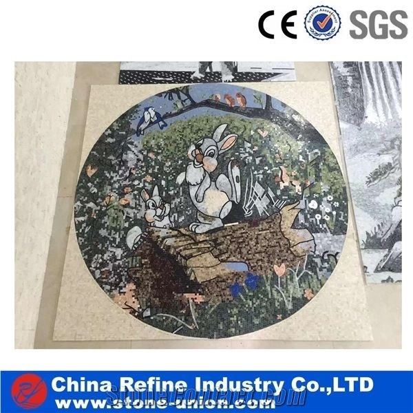 China Multicolor Quartzite Polished Pebble Stone On Net