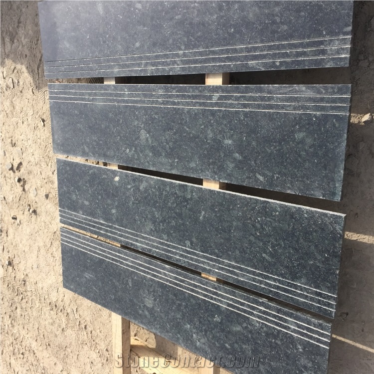 Factory Price Honed Butterfly Green Granite Stairs