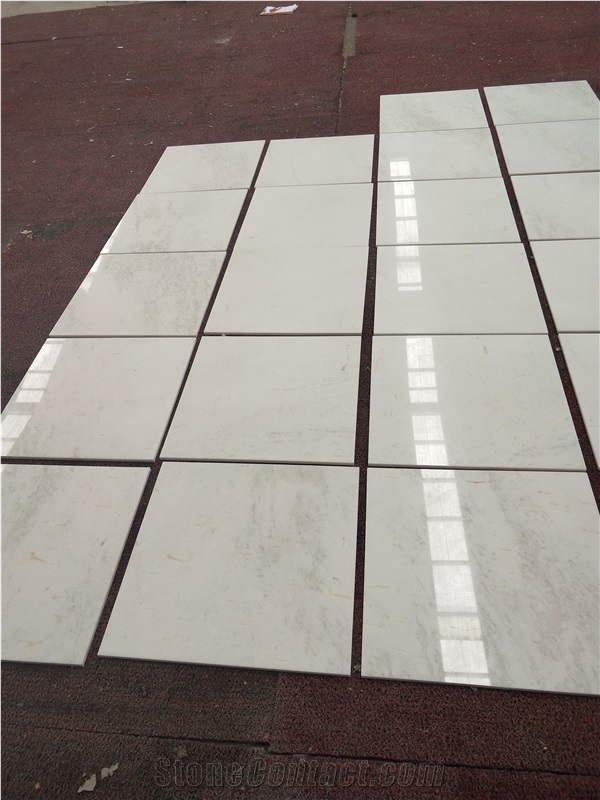 High Quality White Thassos Marble Flooring Tile & Wall Tile
