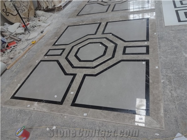 Home Decoration Marble Waterjet Cheap Marble Medallions