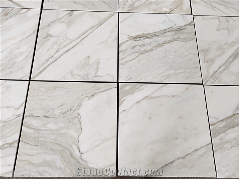 Italia Calacatta Oro Borghini Gold Marble Flooring Tile