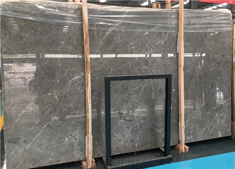 Luxury Natural Dark Grey Marble Floor Tile Stone Slabs