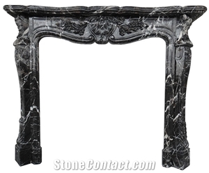 New Design French St. Louis Marble Fireplace Surround