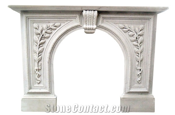 New Design French St. Louis Marble Fireplace Surround
