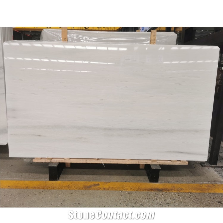 Polished Columbia White Marble Floor Tiles Marble Slab