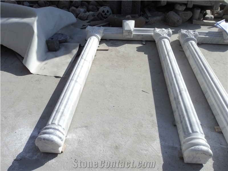 Private Residence Natural Marble Columns