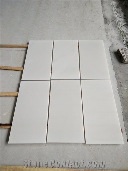 Pure White Marble Stone For Floor Tiles