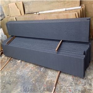 Popular Black Sandstone Outside Stairs, Block Steps
