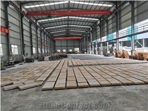 Natural External Yellow G682 Granite Flooring Tiles
