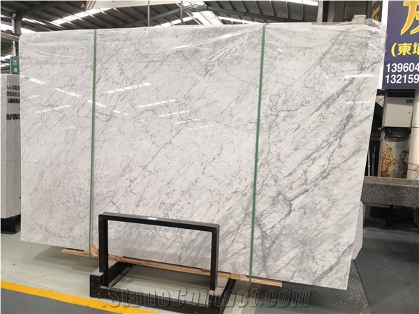 New Slabs White Marble Carrara White Marble
