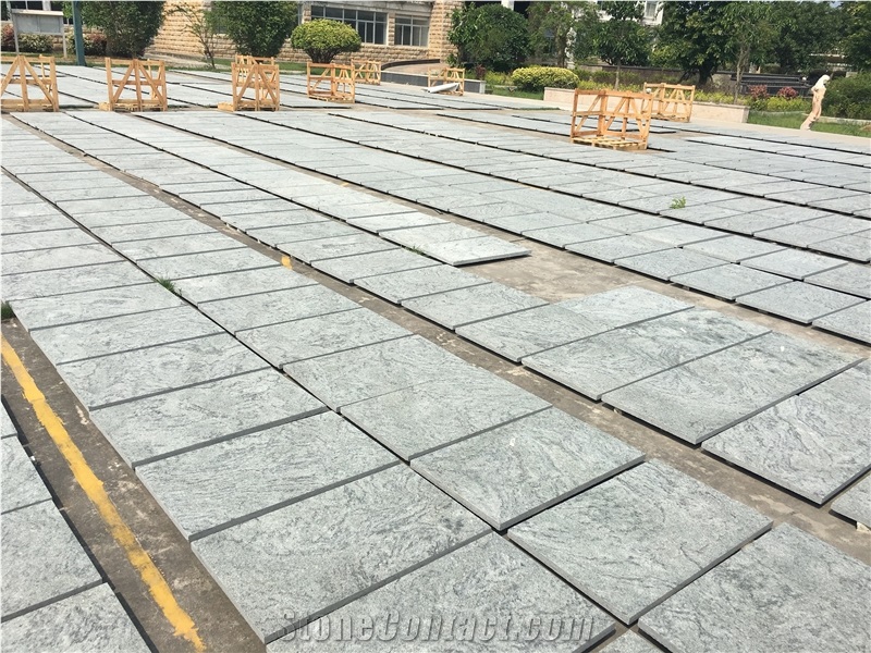 Olive Green Granite Wall Cladding And Flooring Paving