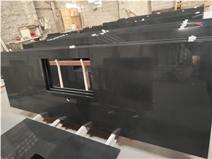 Black Quartz Kitchen Tops