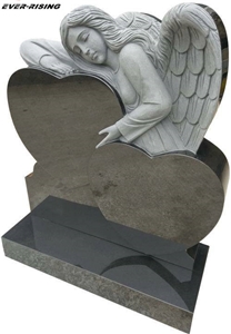 Angel Monument, Heart Tombstone,Single Monument