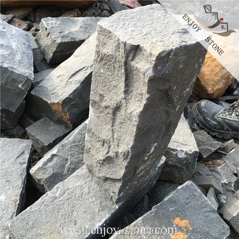 All Natural Split Sesame Grey/G654 Granite /Pillar