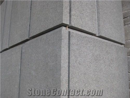 Flamed G684 Black Pearl Basalt Wall Stone/Slabs & Tiles