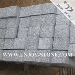 G612 Zhangpu Olive Green Flamed Cobble Stone