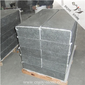 G684 Black Pearl Basalt Kerbstones,Flamed Road Side Stone