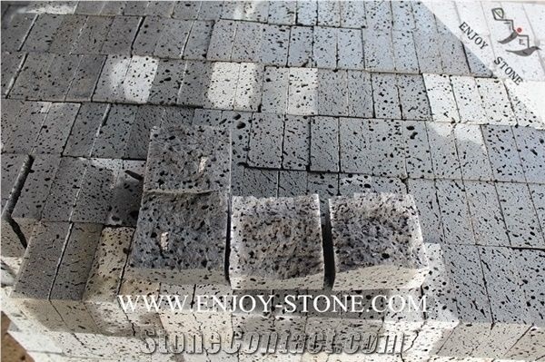 Natural Split Surface Lava Stone/Cobblestone