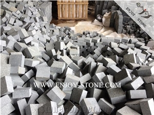 Zhangpu Olive Green Granite Bush Hammered/Cobble Stone