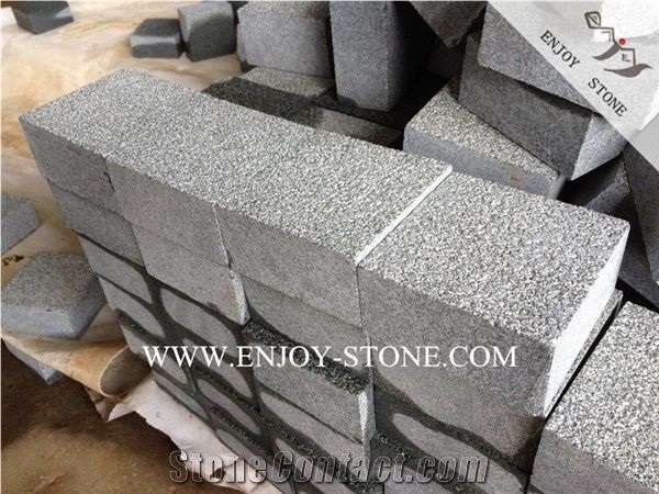 Zhangpu Olive Green Granite Bush Hammered/Cobble Stone