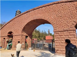 Red Sandstone Split Wall Stone