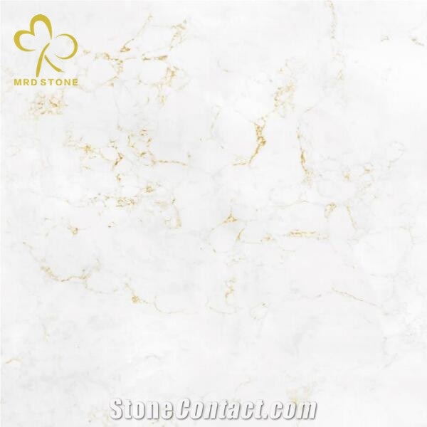 Calacatta Gold Agglomerate Marble Stone For Wall