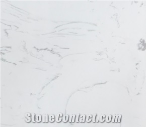 Arabescato With Ultra Fine Powder Artificial Marble Slab